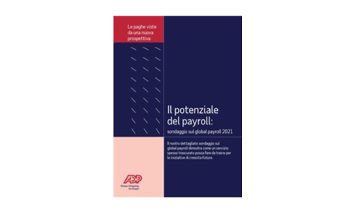 IL Potenkiale del Payroll: Sondaggio Sul Global Gehaltsabrechnung 2021